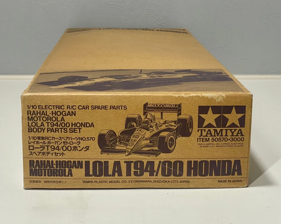 TAMIYA 50570 1/10 R/C Rahal Hogan Motororal Lola T94/00 Honda Spare Body Set - Image 1 of 4