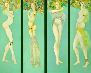 Leonor Fini Die Metamorphose einer Frau Wandkunst Leinwand - Bild 1 von 1