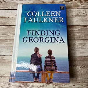 LARGE PRINT Finding Georgina by Colleen Faulkner Contemporary Womens Mystery - Foto 1 di 3
