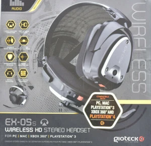 GIOTECK EX-05S Cuffie da gioco wireless universali Xbox PC Mac PS5 PS4 cuffie - Foto 1 di 8