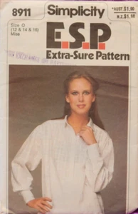 Simplicity 8911 E.S.P. Top. SIZE 12, 14 & 16. Uncut Paper Sewing Pattern - Picture 1 of 2
