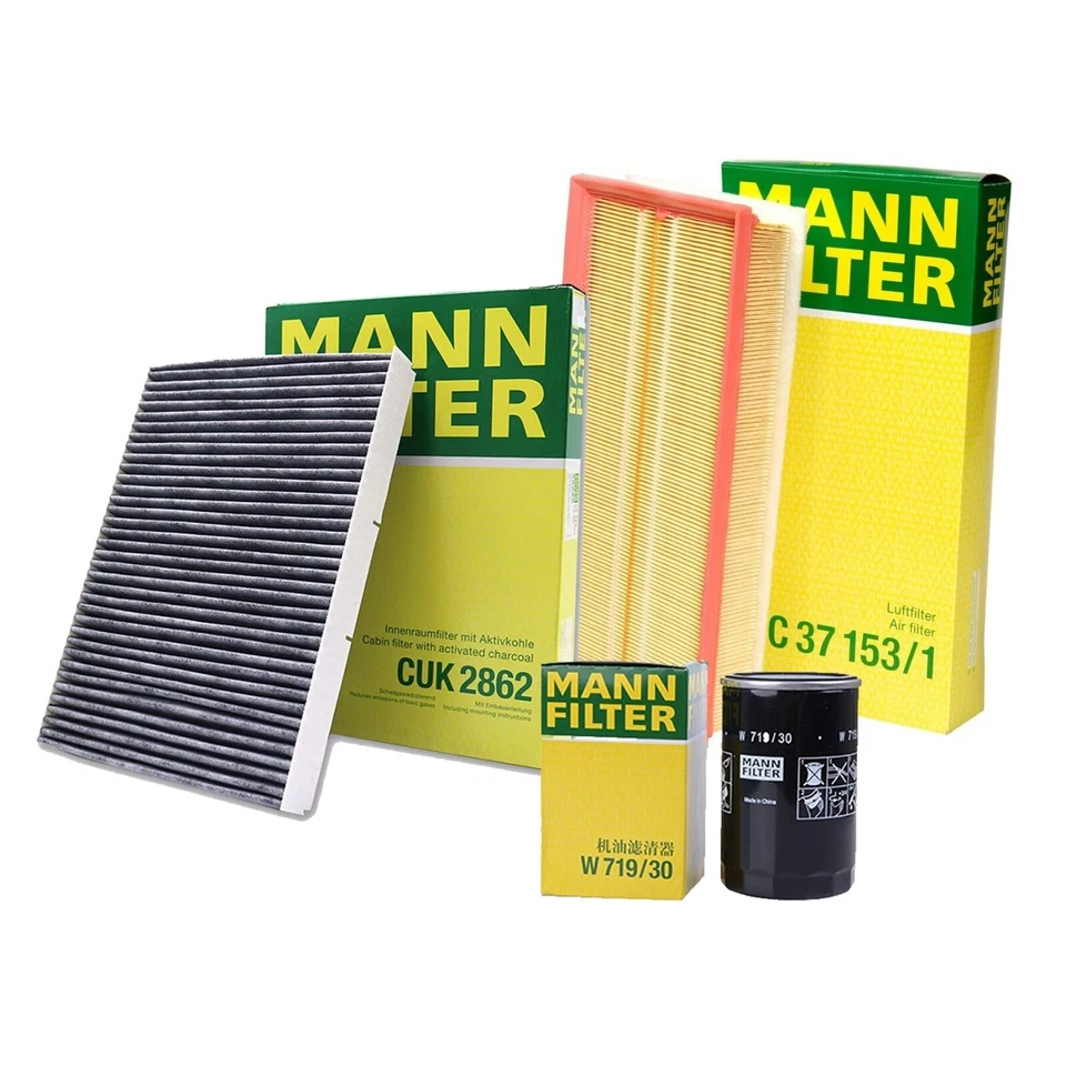 Kit de servicio de filtro de cabina de aire de aceite de motor Mann para Audi TT Quattro VW Golf Foto 1 de 1