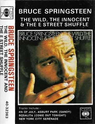 BRUCE SPRINGSTEEN WILD INNOCENT E STREET SHUFFLE CASSETTE ALBUM ROCK CLASSIC - Image 1 of 4