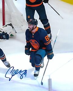 Sam Gagner Signed 8x10 Photo Edmonton Oilers Autographed COA C