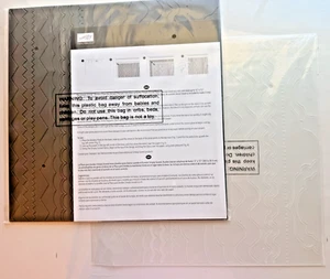 Stampin Up 12x12 SIMPLY SCORED BORDERS PLATE and OVERLAY Only 2014 Sealed - Picture 1 of 9