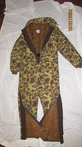 VTG Rare NOS REFRIGIWEAR LG STYLE 511 WOODLAND CAMO LG COVERALL SET M.USA - Picture 1 of 18