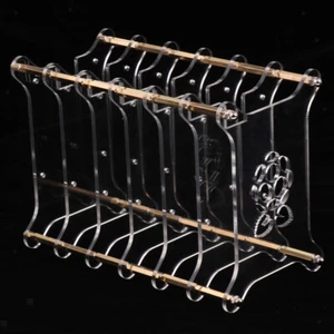 Acryl Clear Case 6 Schicht Gehäuse für Raspberry Pi 3 Modell B B + / Pi 2 - Photo 1/12