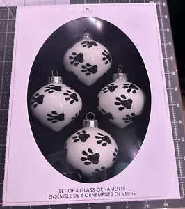 CIAO CIAO Pet Collection Ornaments - Dog Paw Prints NIB - Pet Christmas Ornament - Picture 1 of 4