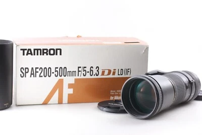 [MINT in Box] TAMRON SP AF 200-500mm f/5-6.3 Di LD IF for Nikon F Japan #T3537 - Image 1 of 4