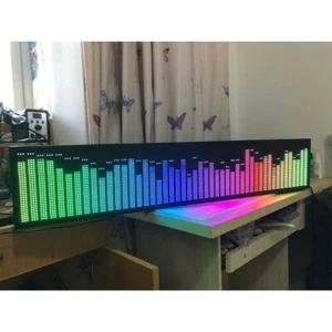 AS1000 Sprachsteuerung RGB Musikspektrum Anzeige Rhythmuslicht mit Controller + Power - Bild 1 von 25