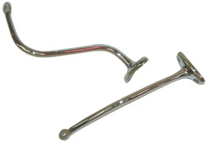 47-54 Chevy/GMC Truck Chrome Driver &  Passenger Side View Door Mirror Arms Pair - Picture 1 of 8