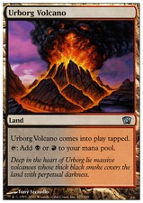 4x Urborg Volcano MTG 8th Edition NM Magic Regular