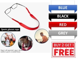 Comfort Glasses Lanyard Neck Cord Sunglasses Strap Sports Neoprene Swimming Gym - Picture 1 of 14