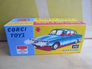 REPRO CORGI ROVER 2000 No. 252 BOX ONLY - - Picture 1 of 1