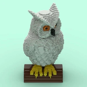 ZITIANYOUBUILD A Large Owl Sculpture Model Building Toys for Collection 5600 PCS - Picture 1 of 8