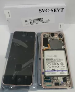 Samsung galaxy S21 5G Violeta LCD LCD Pantalla Táctil Marco Digitalizador G991 FABRICANTE DE EQUIPOS ORIGINALES NUEVO - Imagen 1 de 6