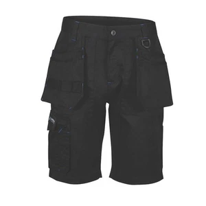Regatta Work Shorts Holster 7 Pockets Black Hardwearing Water Repellent 40" W - Picture 1 of 6