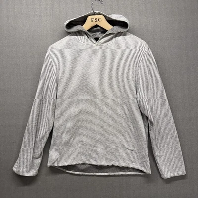 RRL Doble RL Ralph Lauren Marinero Rayas Sudadera con Capucha Gris M Reversible Sudadera Foto 1 de 4