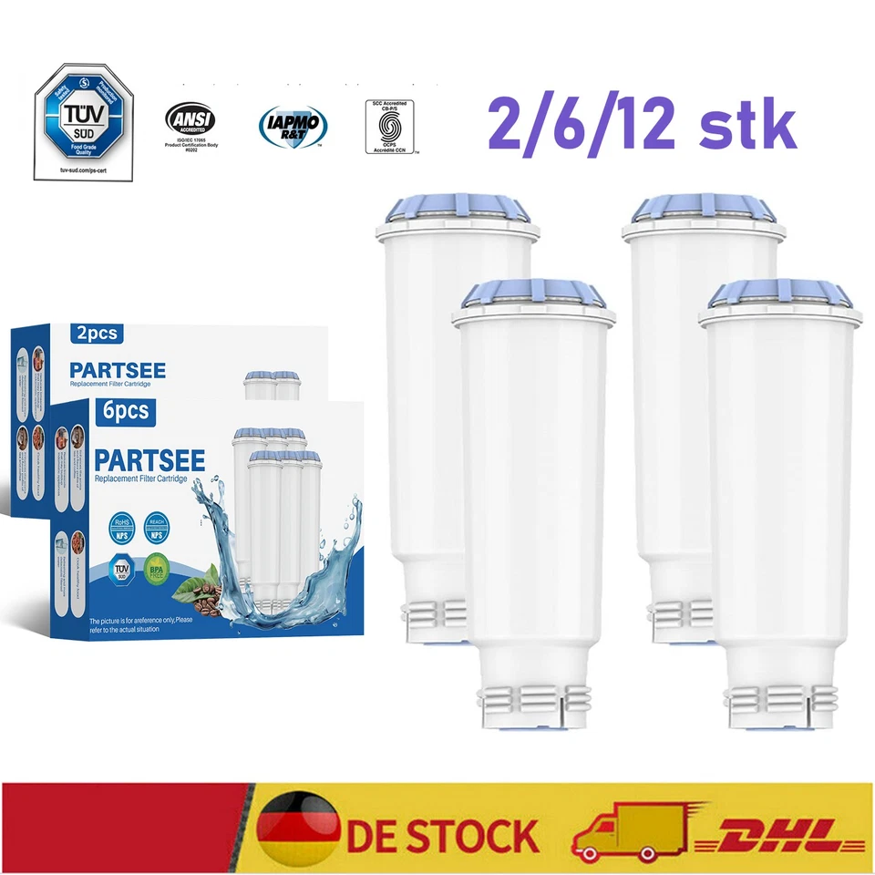 MARKENLOS 2/6/12x Wasserfilter Für NIVONA Krups Kaffeemaschine F088 F08801 Filterpatrone