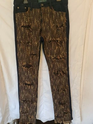 RALPH LAUREN JEANS CO - STUNNING DESIGN   STAND OUT - UK 8 - 32" WAIST / 30" LEG - Image 1 of 4