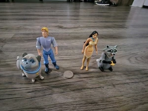 VINTAGE 1994 POCAHONTAS DISNEY FIGURE LOT Of 4 - Picture 1 of 5