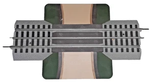 Lionel Fastrack 3-Rail Grade Crossing (TT-5 - Imagen 1 de 4
