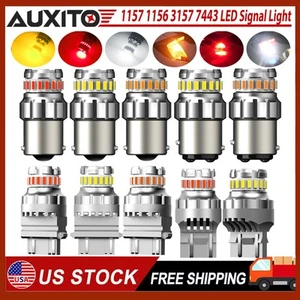 AUXITO 7443/3157/1156/1157 23-LED Turn Signal Light Bulbs Anti Hyper Flash 2F23 - Foto 1 di 26