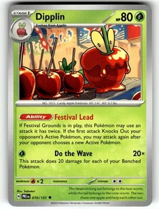 Pokemon Prismatic Evolutions Dipplin 010/131 - Picture 1 of 4