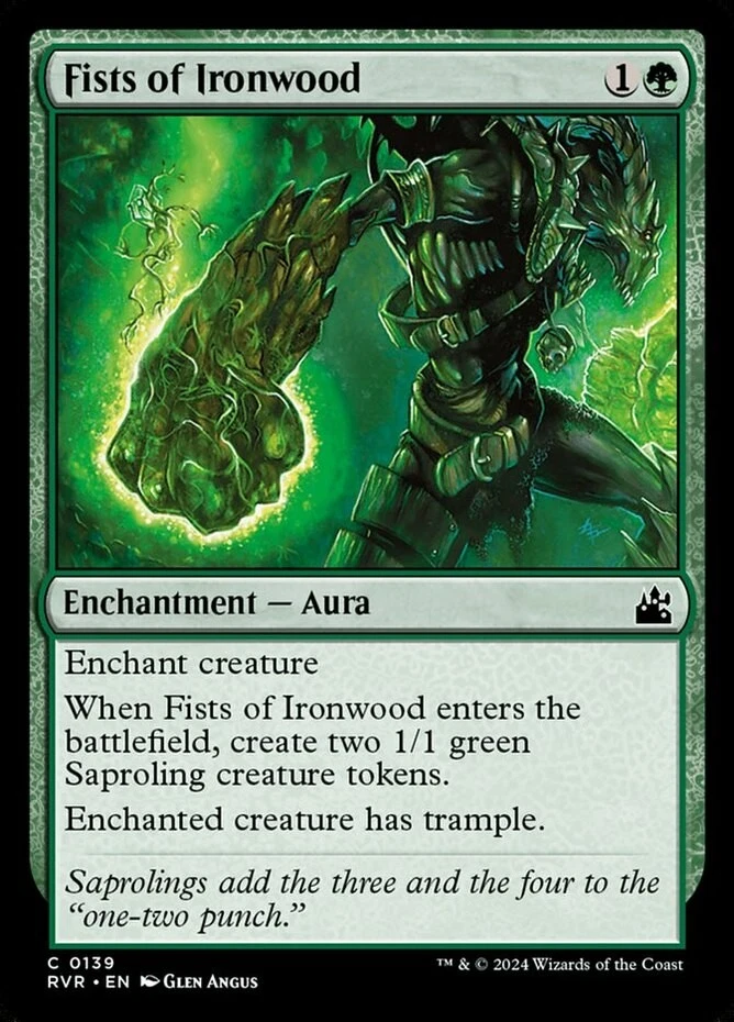 x1 Fists of Ironwood - Ravnica Remastered - NM - MTG - Image 1 of 1