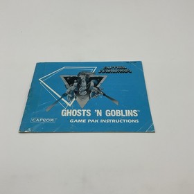 Captain Commando NES Game Instruction Manual Ghosts &lsquo;N Goblins Manual Only