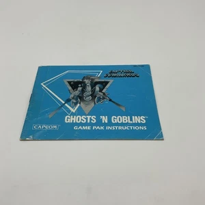 Captain Commando NES Manual de instrucciones del juego Ghosts 'N Goblins Manual solamente - Imagen 1 de 3