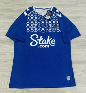 ¡Nuevo! Camiseta de fútbol Hummel 2023/24 Everton FC azul para hombre talla mediana - Imagen 1 de 7
