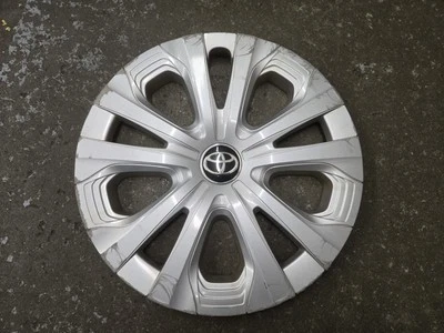 Toyota OEM 2019-2022 Corolla & Prius Prime Silver 15" Hubcap Hub Cap Wheel Cover - Image 1 of 4