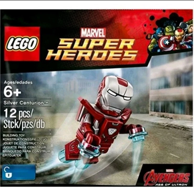 NUEVA MINIFIGURA SELLADA LEGO® Marvel Silver Centurion 5002946 Avengers Iron Man  Foto 1 de 1