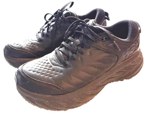 Hoka One One Bondi SR Slip Resistant Triple Black Workwear Women's Shoes 6.5 W - Picture 1 of 6