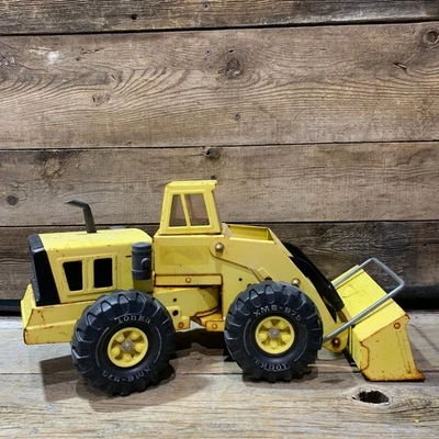 1970s-80s Tonka, Front End Loader, XMB-975, Yellow, Pressed Steel, 18" - Image 1 of 4