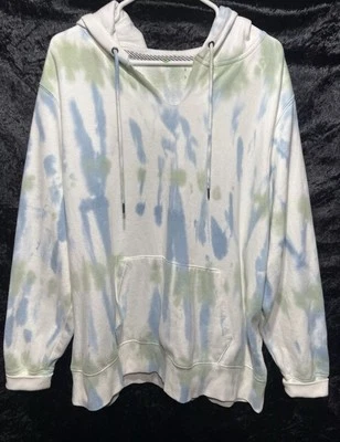 Volcom Women’s Tye Dye Hoodie Plus Sz 1X Pocket Logo Tag Missing Beach Boho - Image 1 of 4