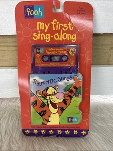 Pooh My First Sing-Along Book and Cassette Set Tiggerific Songs BRAND NEW - Imagen 1 de 5