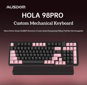 Ausdom Hola98 Pro Triple-Mode Wireless Mechanical Keyboard with Silent Switches - Bild 1 von 4