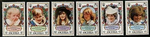 Anguilla 1982 Scott #485-490 Mint Never Hinged Set - Picture 1 of 1