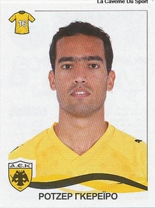 026 ROGER GUERREIRO POLAND AEK ATHENS STICKER PANINI GREEK GREECE LEAGUE 2010 - Picture 1 of 1