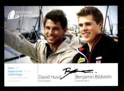 Benjamin Bildstein Autogrammkarte Original Signiert Segeln - Bild 1 von 2