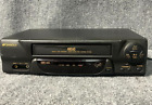 Sansui VCR4510E VHS Video Cassette Recorder Player Tested & Working - No Remote