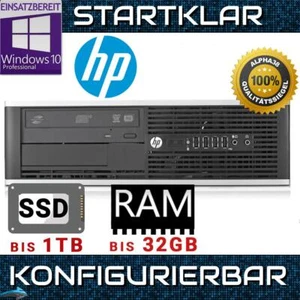 HP Compaq Pro 6005 SFF | Windows 10 PRO | Bis i7 - 16 GB RAM - 1TB SSD - Bild 1 von 8
