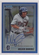 2010 Bowman Chrome Prospects Blue Refractor /150 Wilkin Ramirez #BCP191 Auto