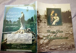 2001 TWENTY YRS OF APPARITIONS Marija de Medujugorje Caritas Birmingham booklet - Picture 1 of 2