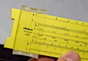 Vintage Pickett Microline 120 Slide Rule & Case - Picture 1 of 4