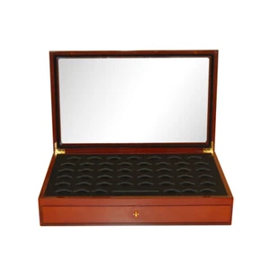 Oak Display Box for presidential dollars Rolls (slight aesthetic defect) - Picture 1 of 3