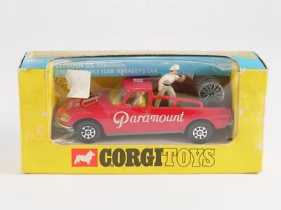 Corgi N° 510 CITROËN DS 19 Pick-Up TOUR DE FRANCE PARAMOUNT 1/43 In Scatola 1971 - Immagine 1 di 4