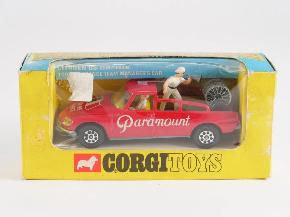 Corgi N° 510 CITROËN DS 19 Pick-Up TOUR DE FRANCE PARAMOUNT 1/43 In Scatola 1971 - Immagine 1 di 4